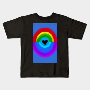Rainbow Hearts 2 Kids T-Shirt